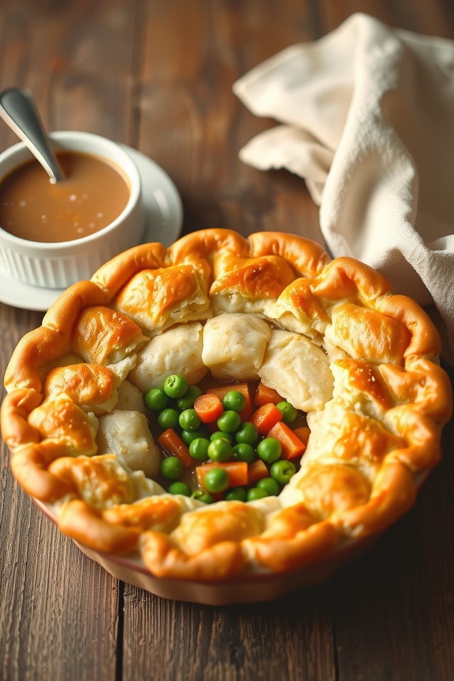 comforting vegan pot pie