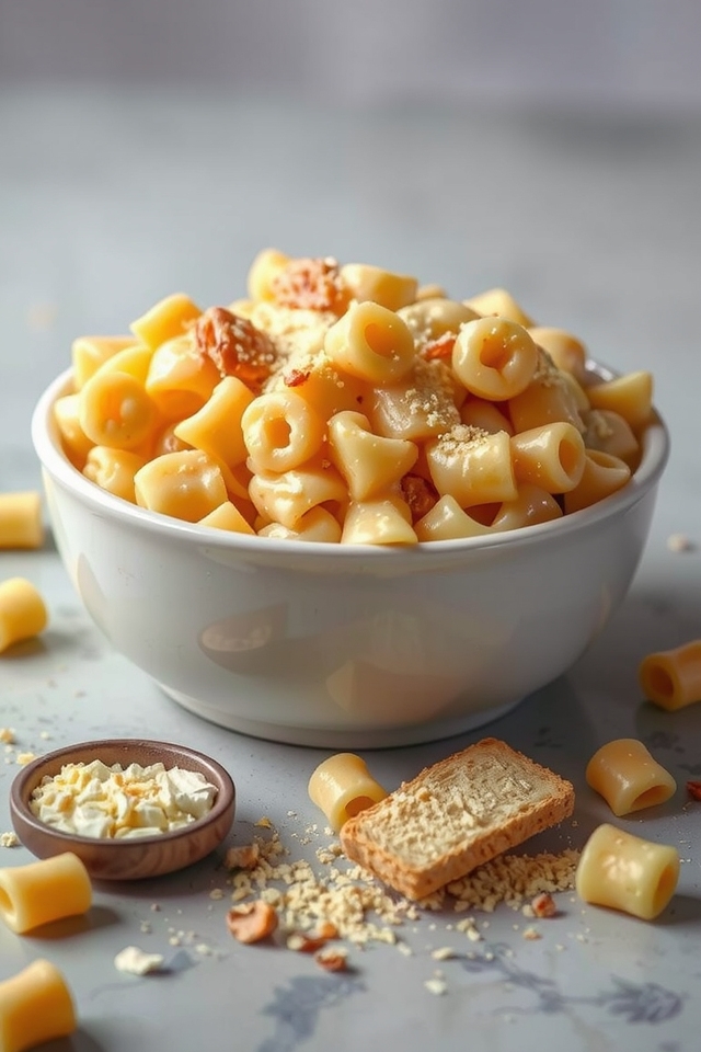 creamy cheesy pasta delight