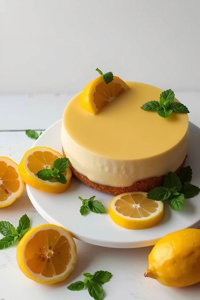creamy lemon cheesecake delight