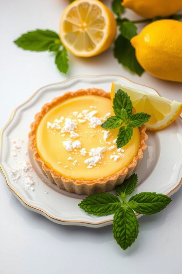 creamy lemon tart delight