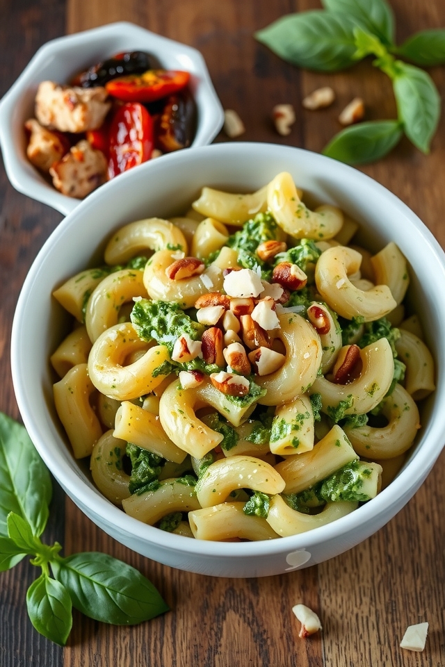 creamy pesto pasta delight
