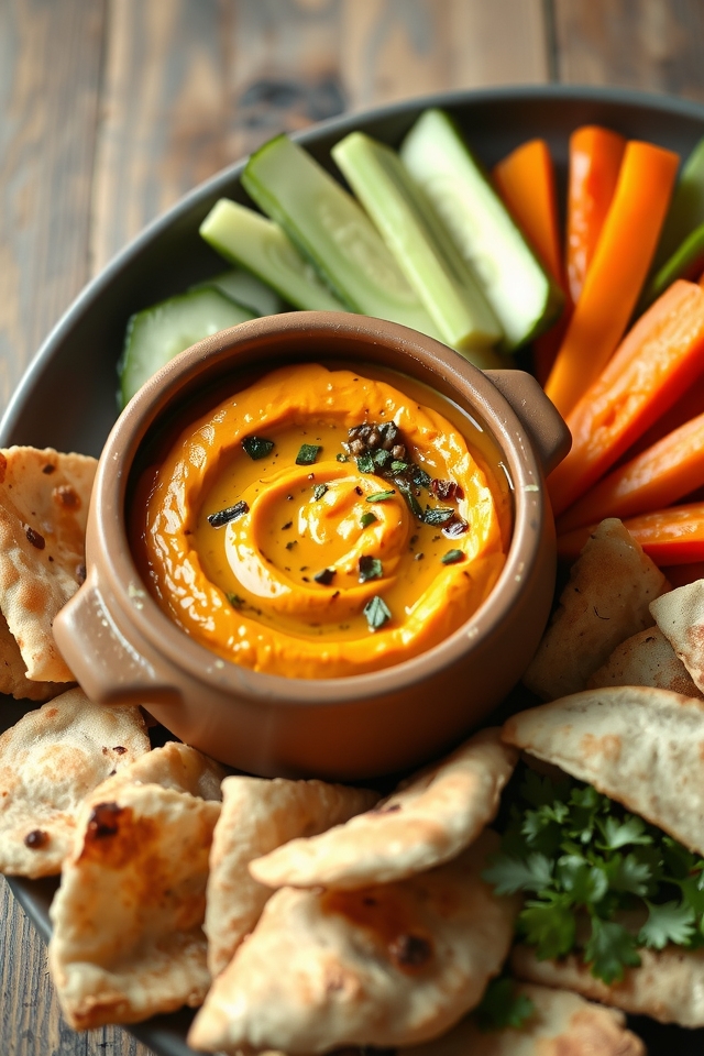 creamy sweet potato dip