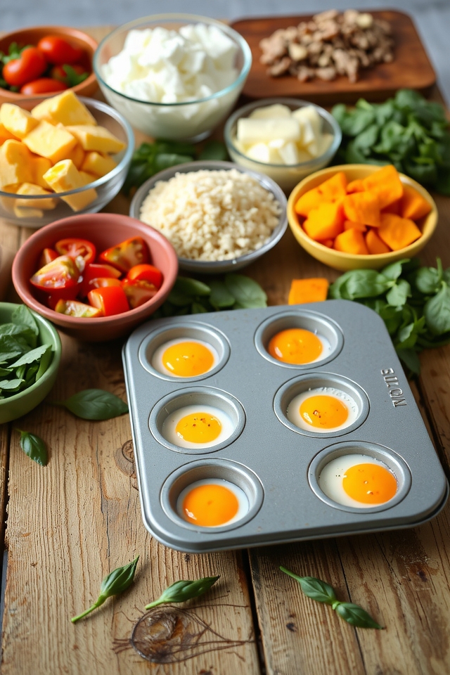 customizable omelette breakfast bar