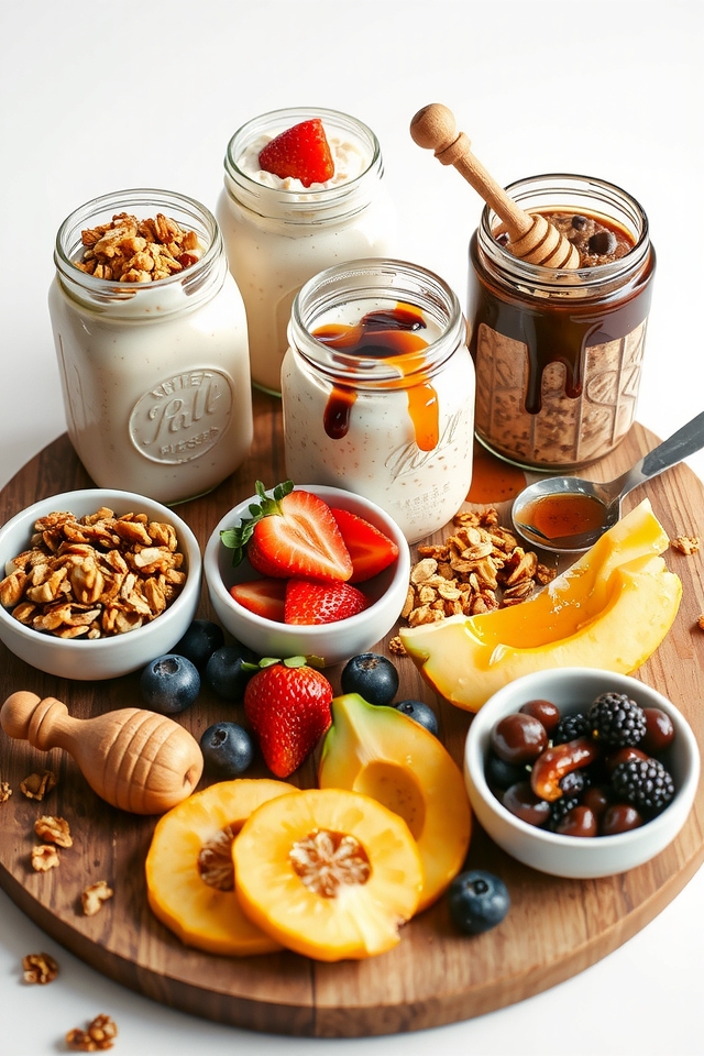 customizable overnight oats board
