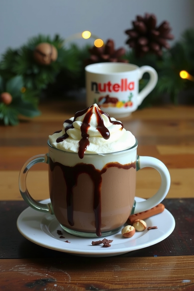 decadent nutella hot chocolate
