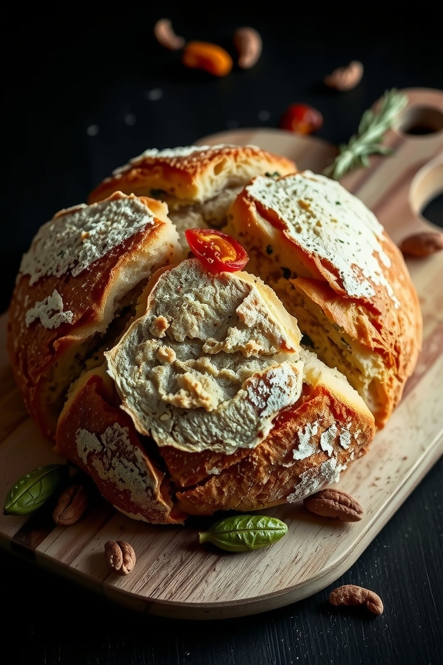 flavored artisan sourdough bread