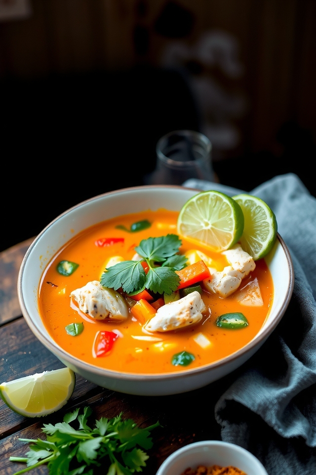 fragrant coconut curry soup