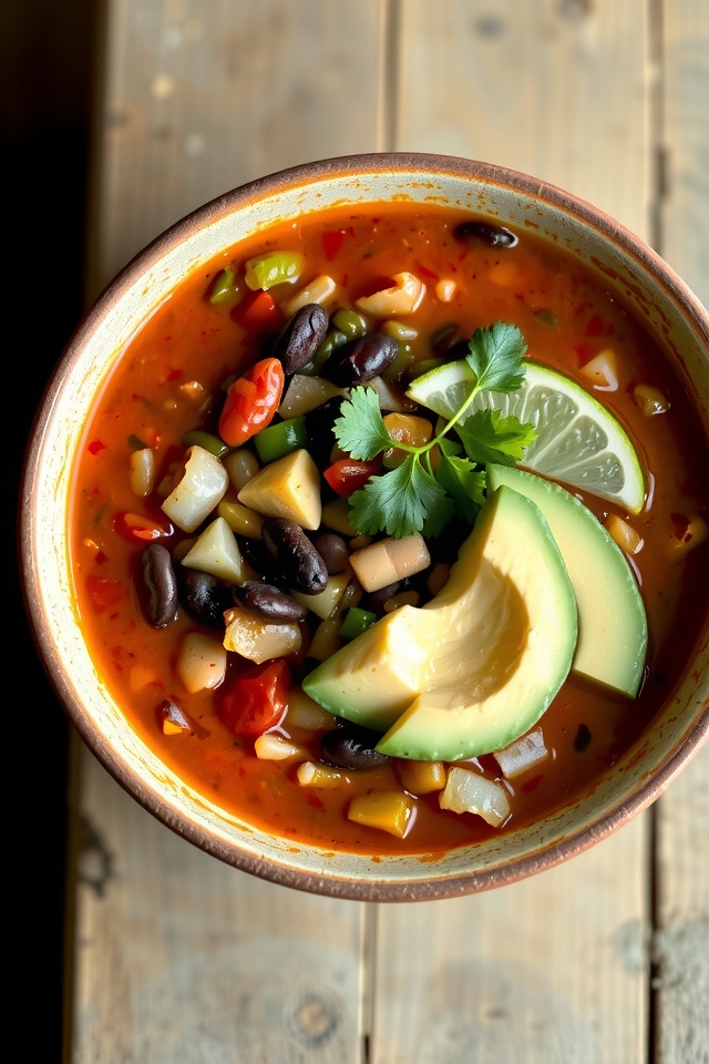 hearty and flavorful chili