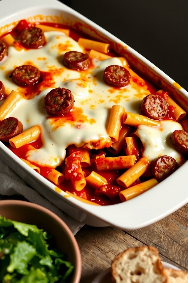 hearty italian sausage casserole