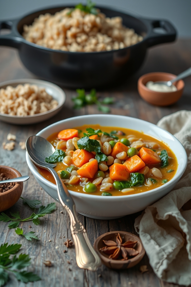 hearty lentil vegetable curry