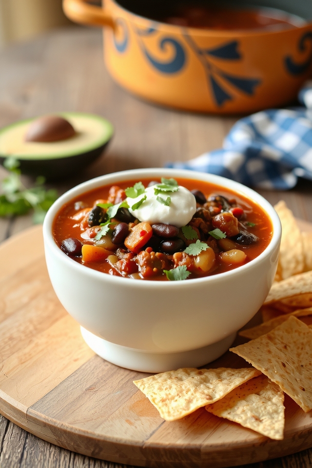 hearty meal prep chili