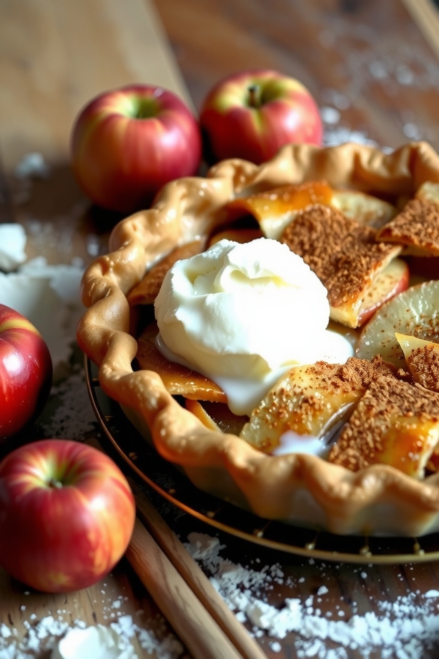 irresistible warm apple pie
