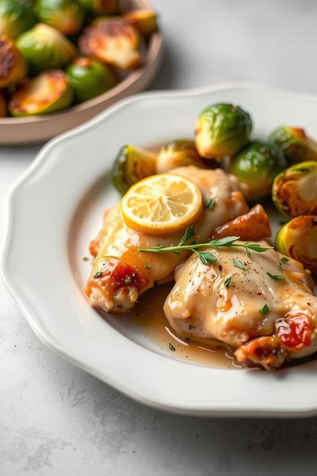lemon herb chicken dinner