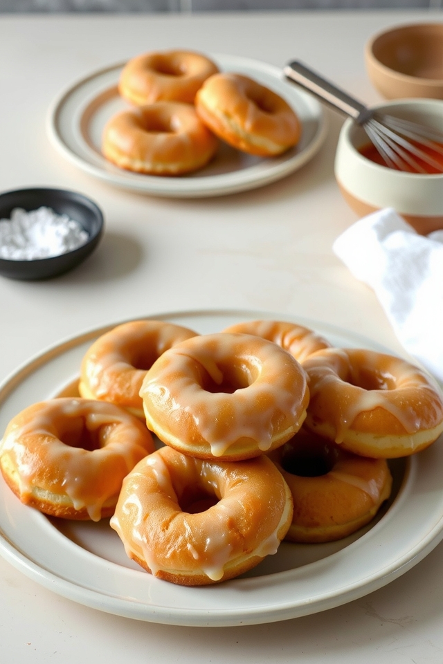 light fluffy sweet glazed