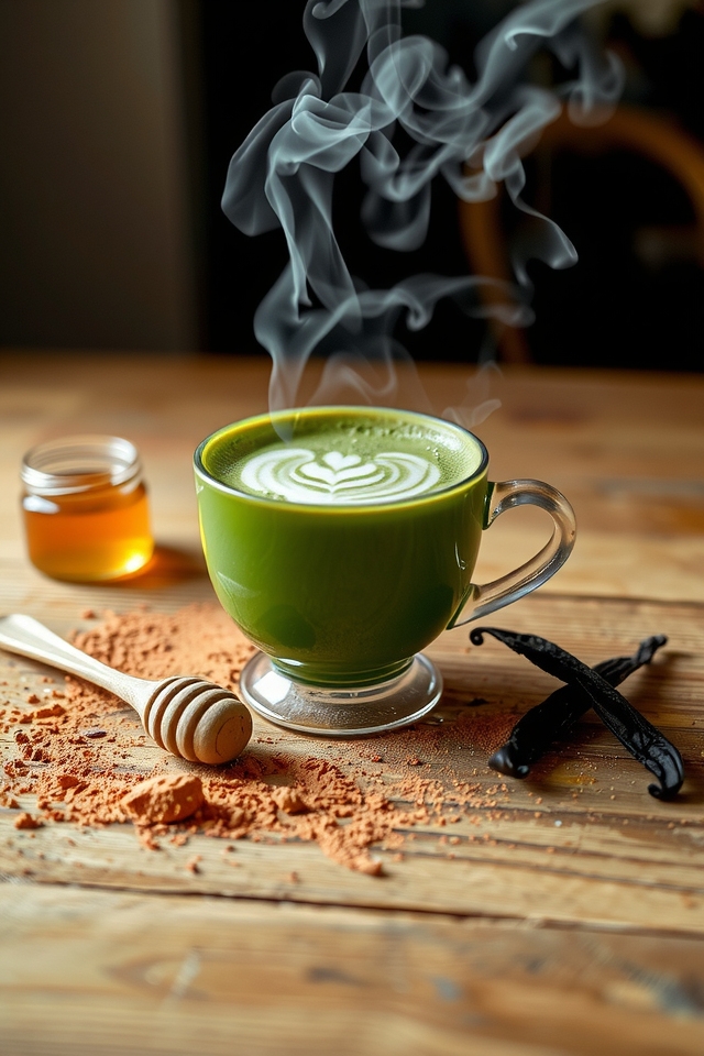 matcha chocolate beverage delight