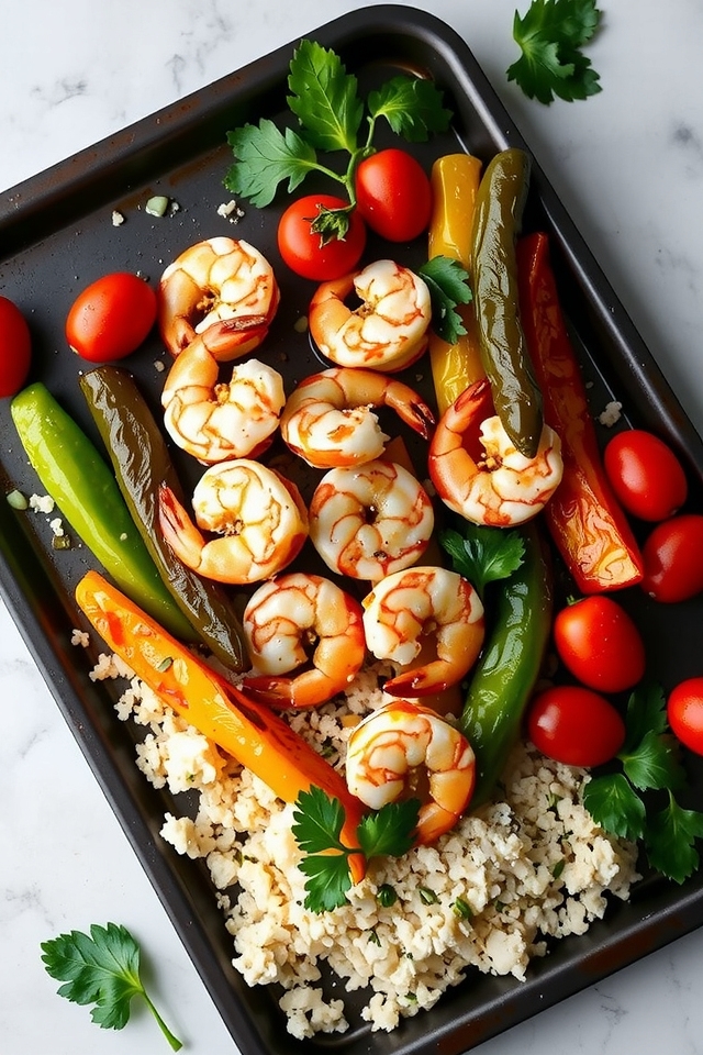 mediterranean shrimp sheet pan