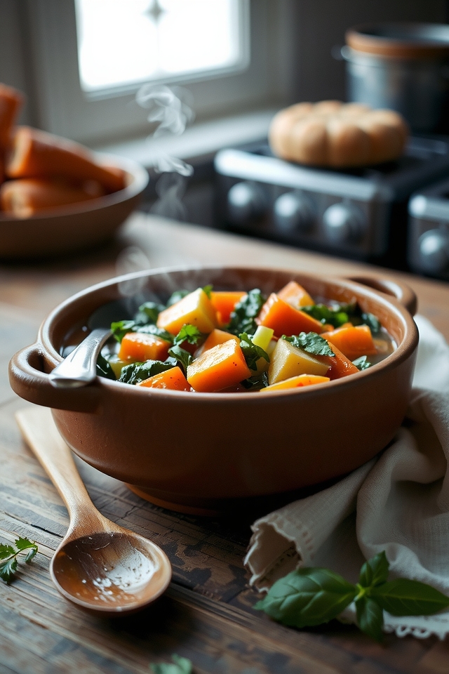 nutritious make ahead veggie soup