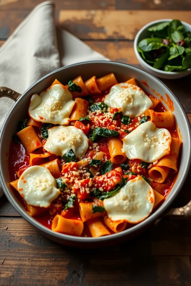 nutritious spinach ricotta lasagna