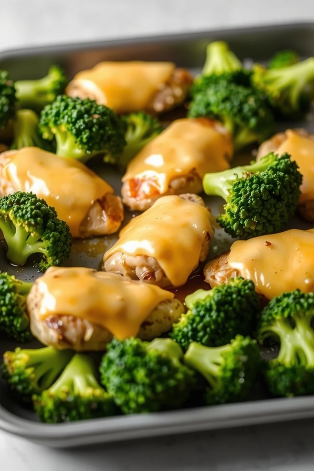 one pan cheesy chicken broccoli