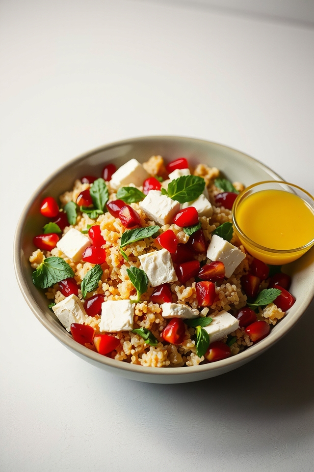quinoa salad with pomegranate