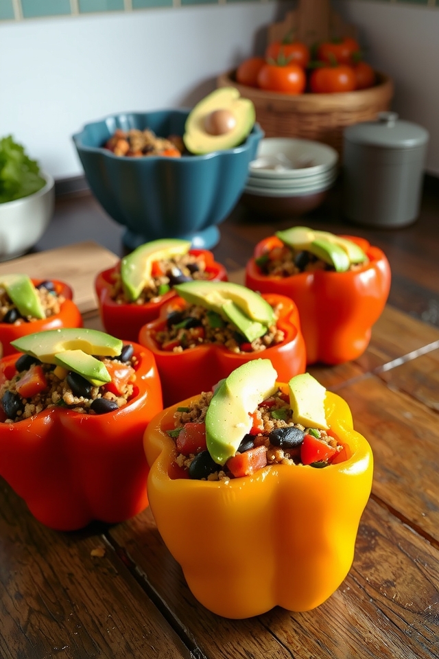 savory stuffed bell peppers