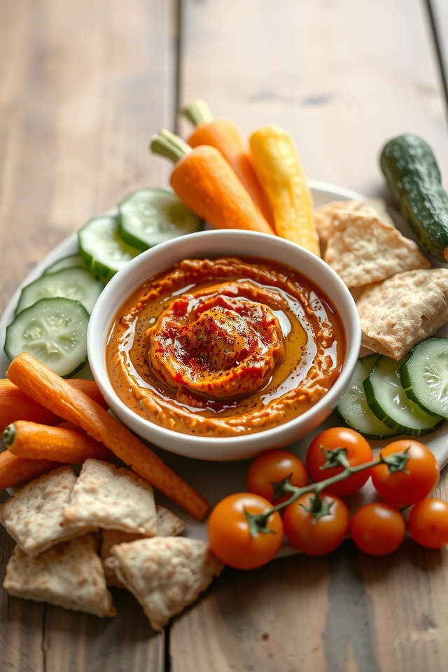 smoky flavorful chickpea dip