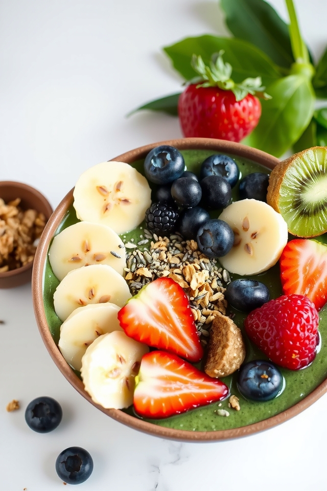 vibrant and nutritious breakfast