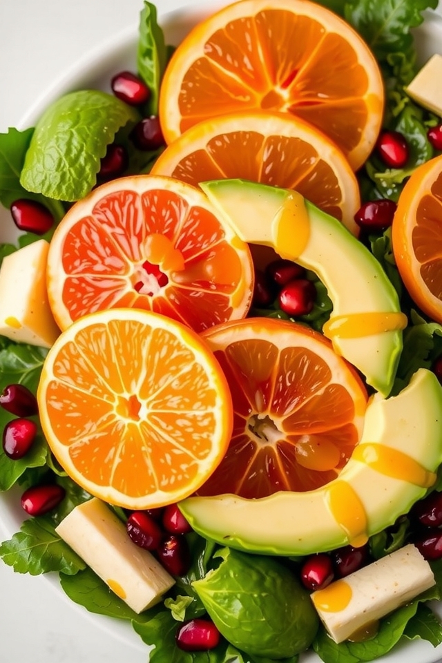 vibrant winter citrus salad