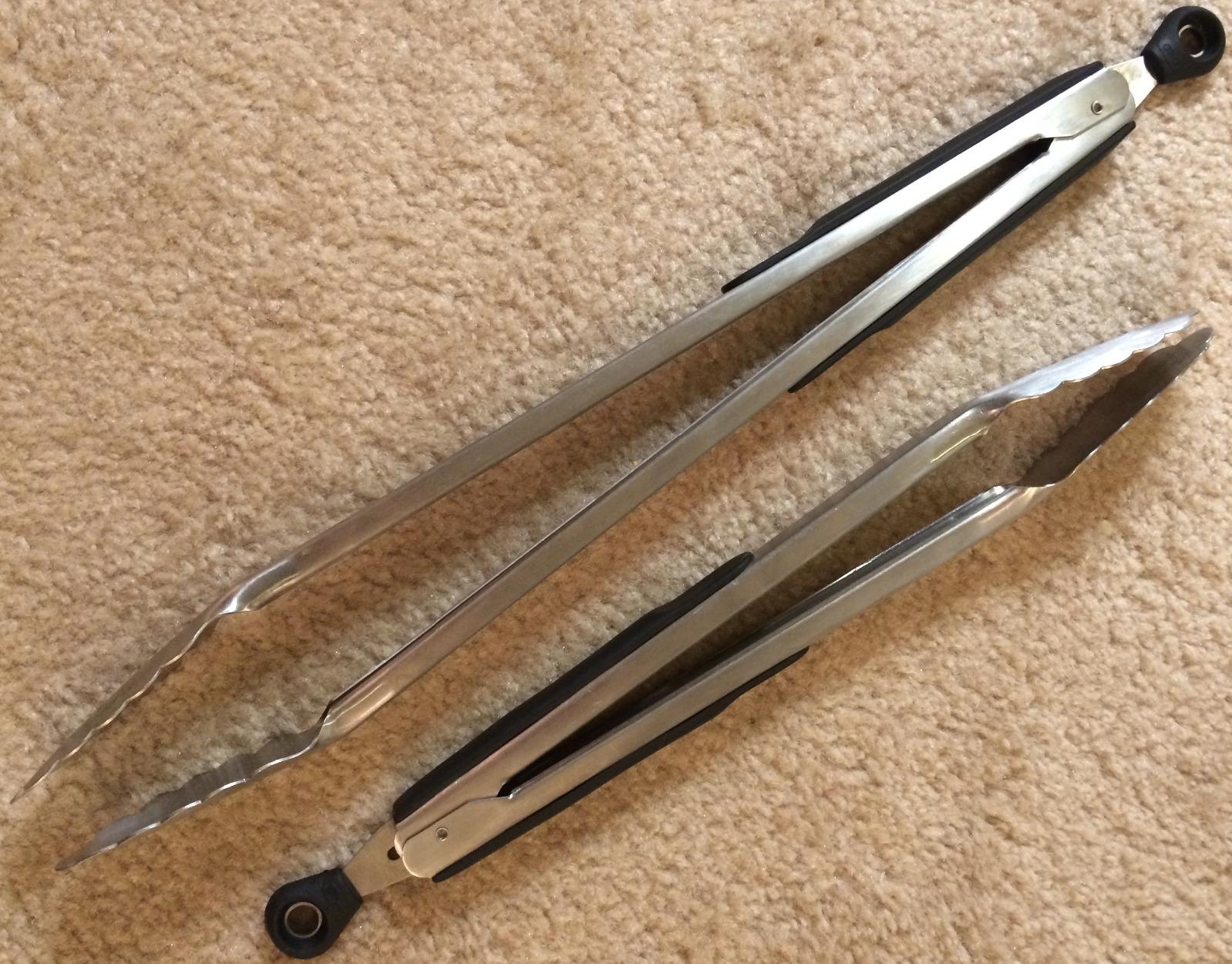 OXO Good Grips Stainless Steel Locking Tongs for Cooking, Kitchen Tongs, 12in customer photo 2