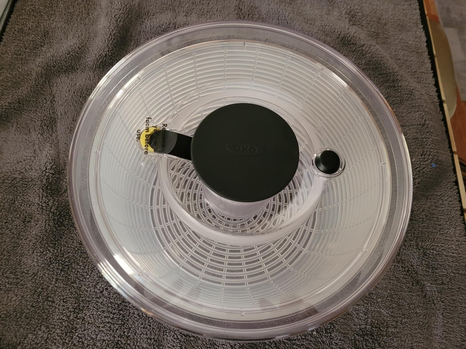 OXO Good Grips Salad Spinner, 6.22 Quart Capacity customer photo 1