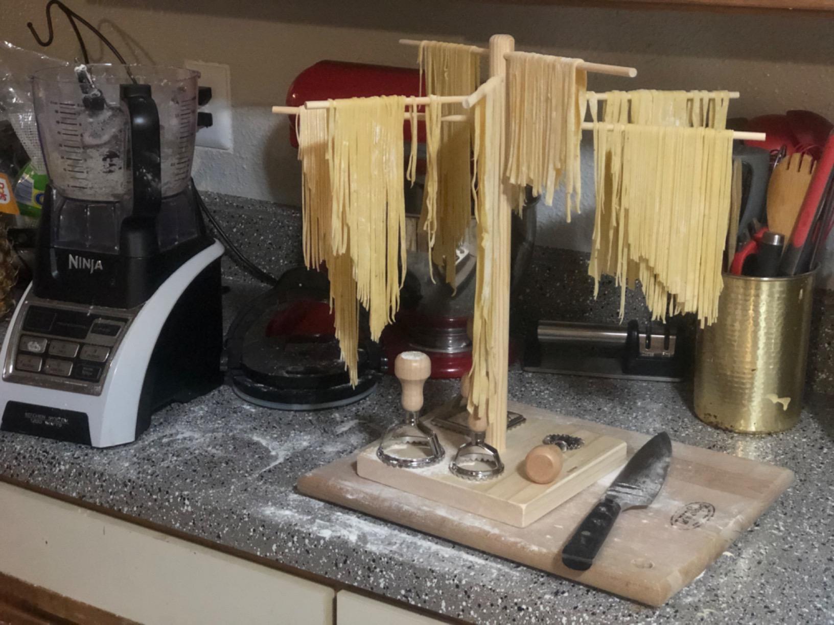 MARCATO Made in Italy Ampia 150 Classic Manual Pasta Machine, Chrome Steel. Makes Lasagne, Fettuccine & Tagliolini customer photo 2