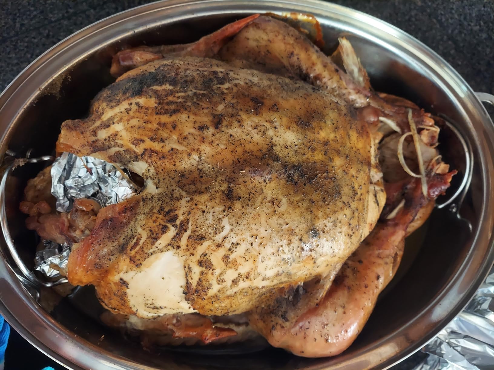 All-Clad Specialty Stainless Steel Roaster and Nonstick Rack 16x13x5 Inch Oven Broiler Safe 600F Roaster Pan customer photo 2