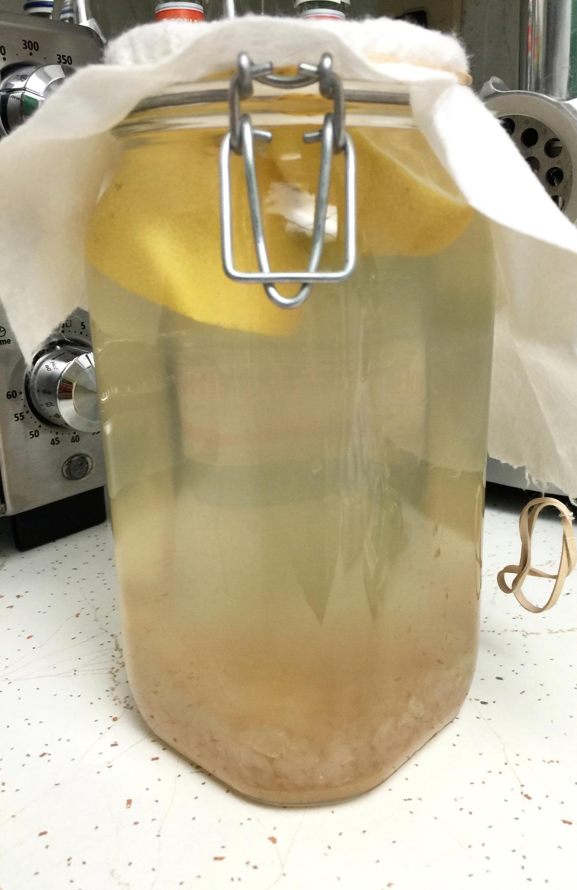 Fido Squared Wide Mouth Glass Jar with Airtight Gasket Clamp Lid for Canning and Food Storage, Clear Top, 50.75 oz. customer photo 1