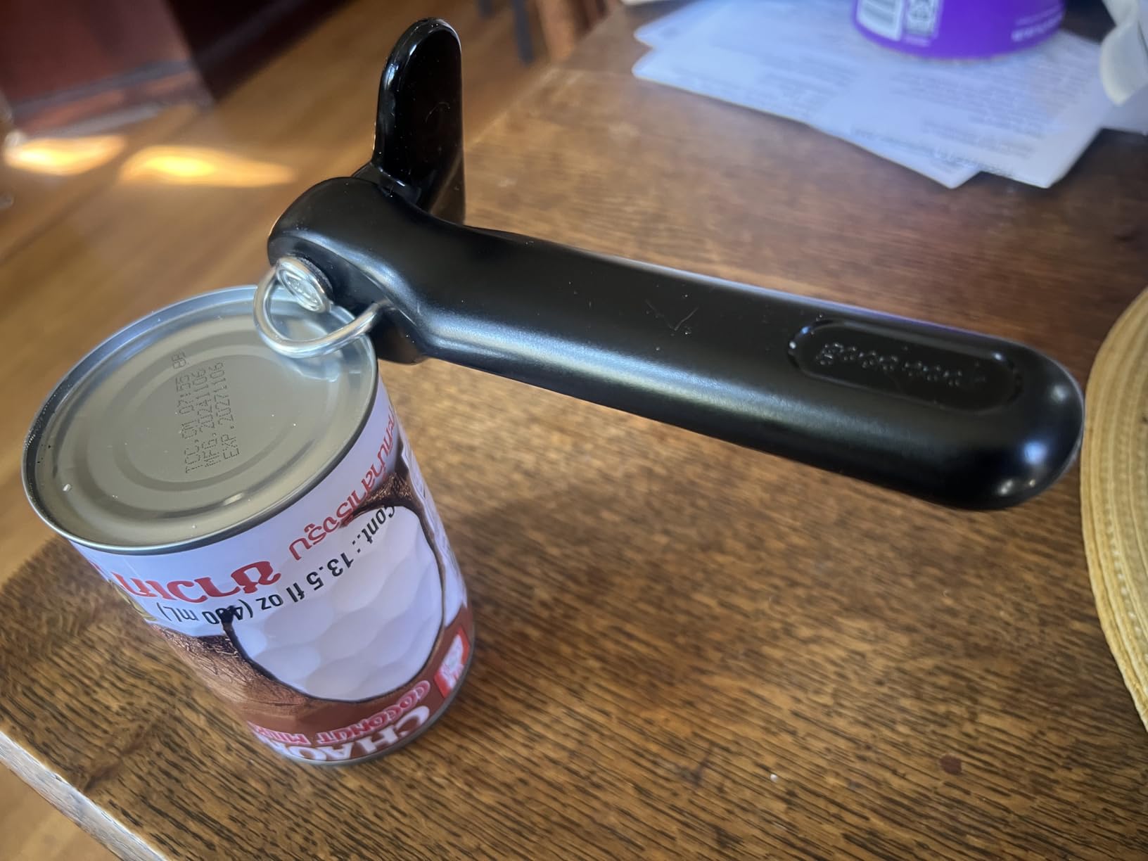 GoodCook Safe-Cut Can Opener with Easy Turn Knob, Black | Manual Handheld Design with Ergonomic Handle, No Sharp Edges or Food Contact Surfaces, Perfect for Seniors customer photo 2