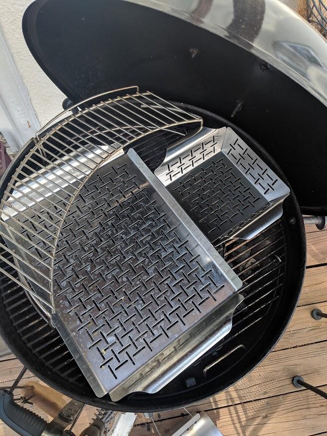 Weber Deluxe Grilling Basket, Stainless Steel for Gourmet Grilling | Weber Grill Basket for Vegetables, Seafood & Small Foods, Durable BBQ Cooking Accessory for Charcoal & Gas Grills customer photo 2