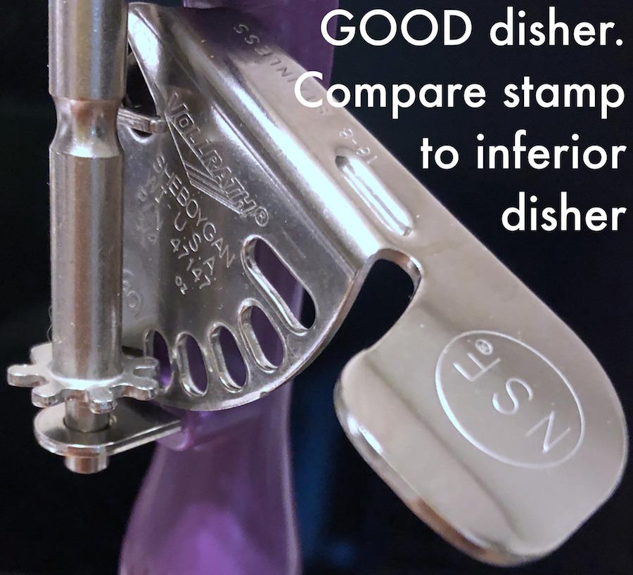 Vollrath 2 oz Stainless Steel Disher - Size 16, Dark Blue customer photo 1