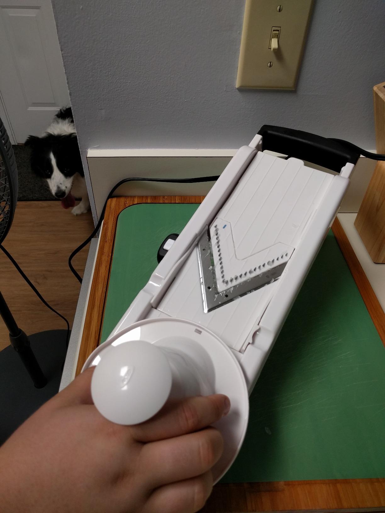 OXO Good Grips V-Blade Mandoline Slicer, White (1155700) customer photo 2