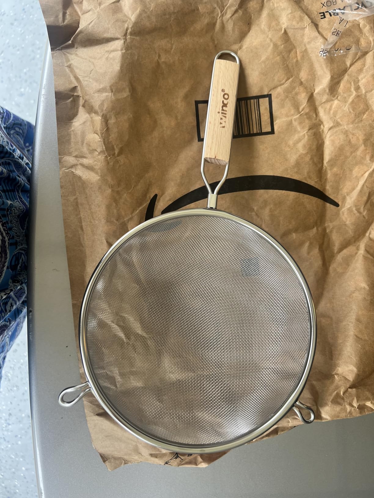 Winco Strainer with Single Fine Mesh, 8-Inch Diameter customer photo 1