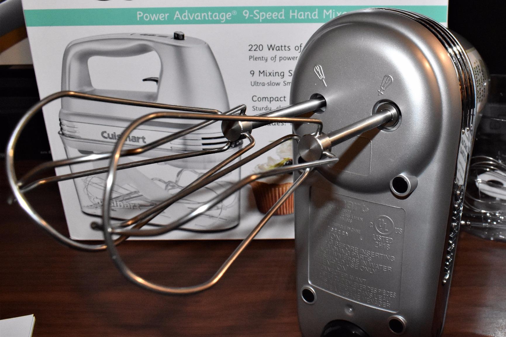 Cuisinart Electric Hand Mixer, 9 Speeds, Extra Long Beaters, 220W | HM-90BCS customer photo 1