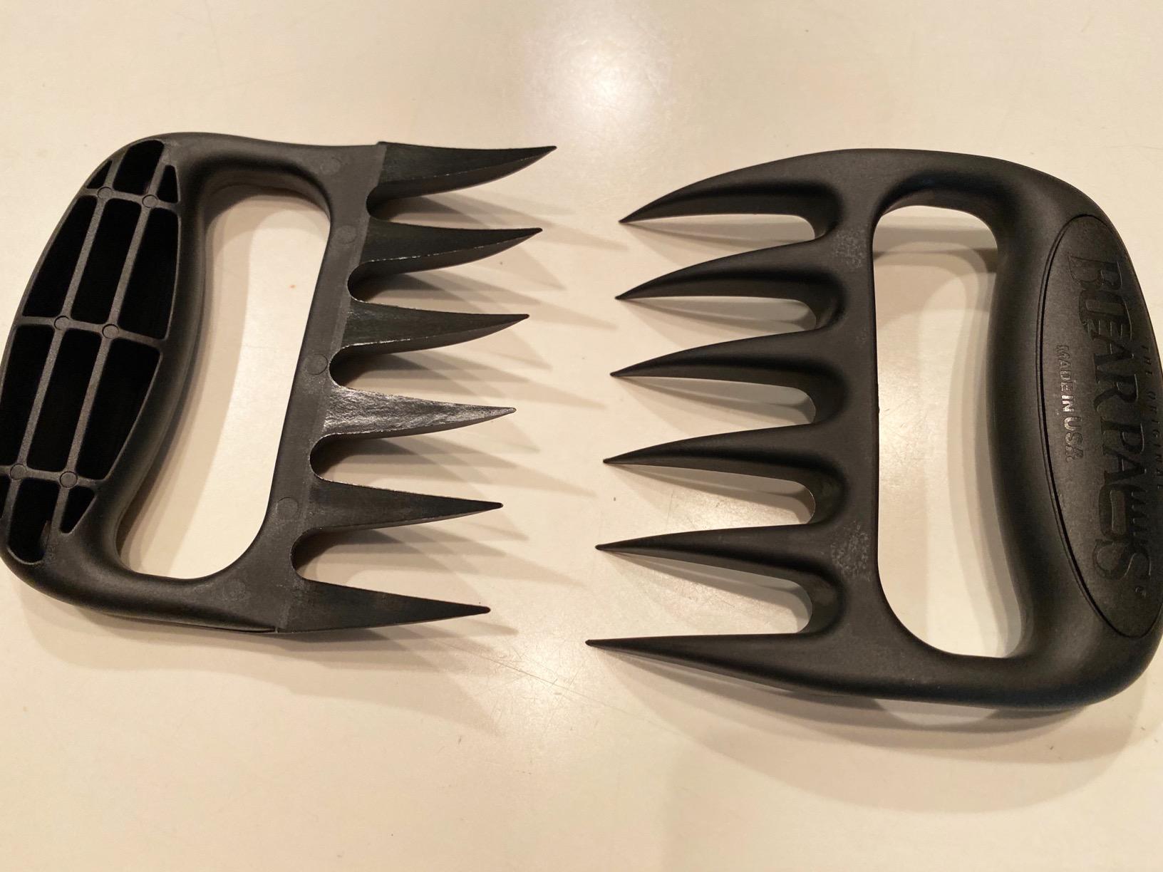 The Original Bear Paw Meat Shredder - Claws for Shredding Pork, Chicken & Any Meat (Black) | Shredder Claws for Pulled Pork, USA Made - Easily Lift, Shred, Pull and Serve Pork, Chicken, Brisket and Turkey customer photo 2