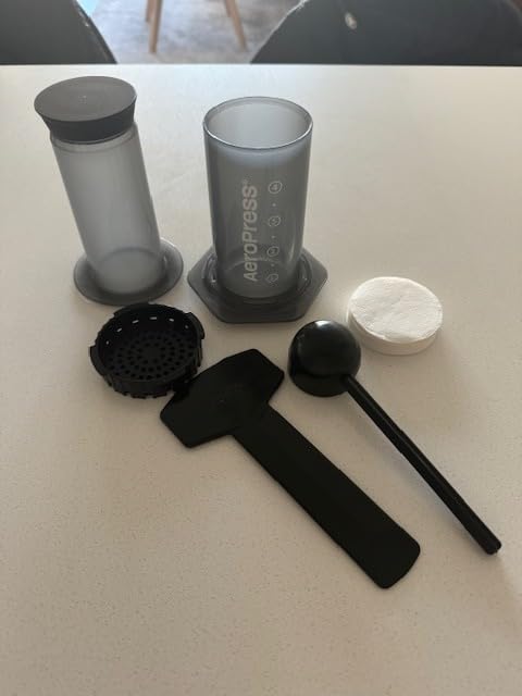 AeroPress Original Coffee Press, French Press, Pour-Over & Espresso Style | All-in-One Manual Coffee Maker, 2-Minute Brew, Less Bitterness, More Flavor, Portable, Travel & Camping customer photo 1