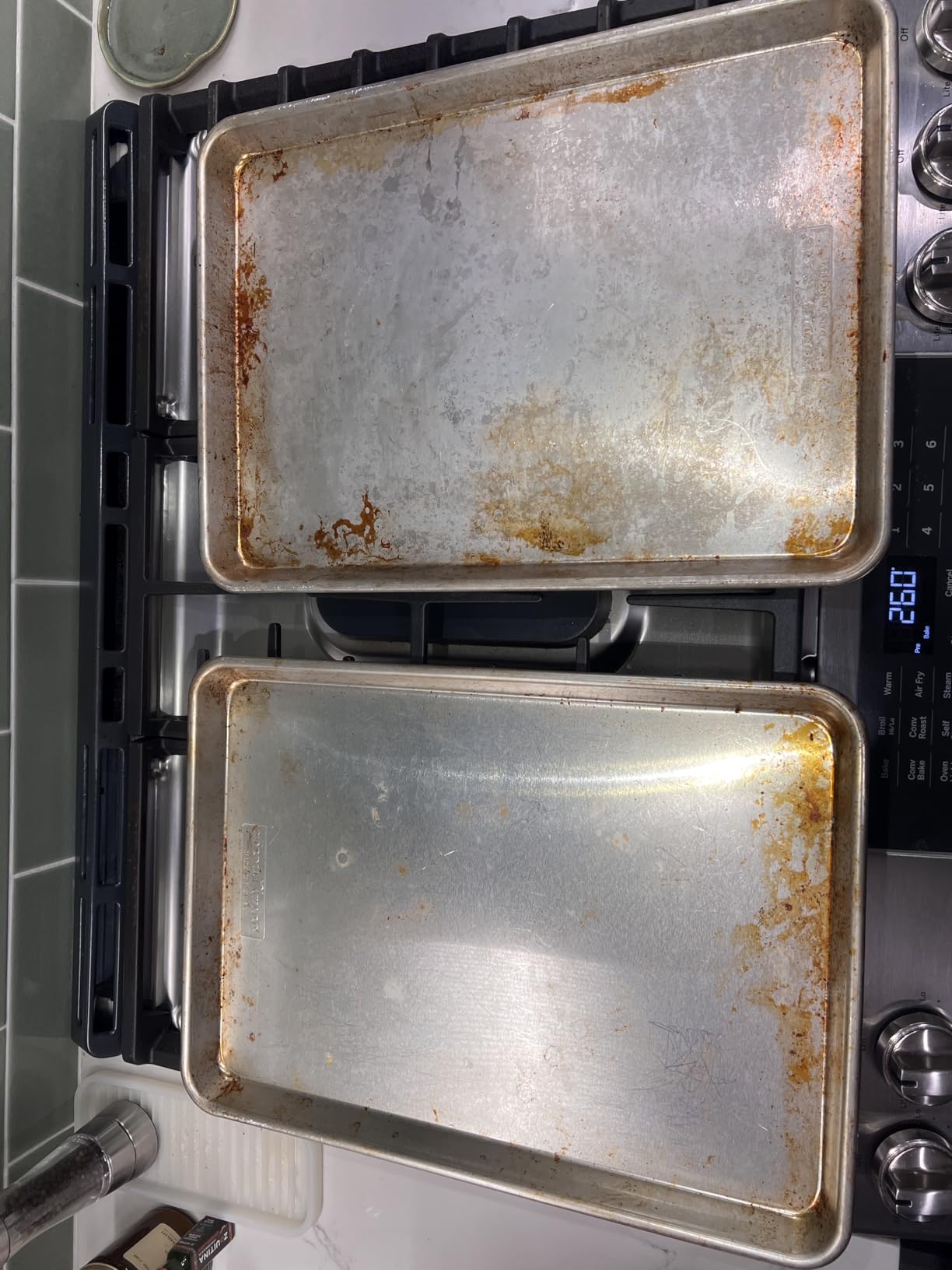 Nordic Ware Naturals Half Sheet - USA Made Aluminum Commercial Quality Sheet Pan for Baking or Roasting, Encapsulated Galvanized Steel Rim Prevents Warping, 2-Pack customer photo 2