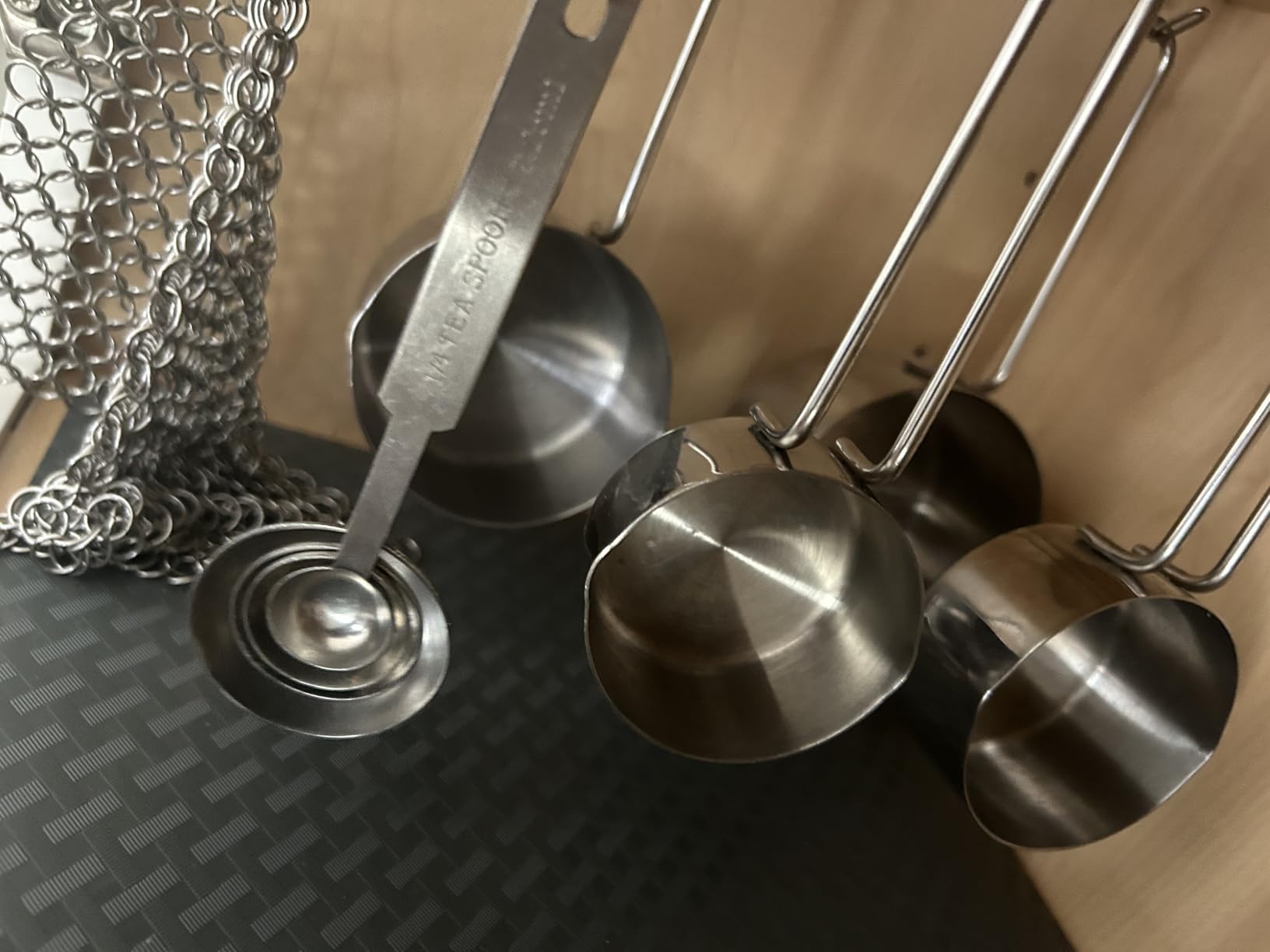 New Star Foodservice 42917 Stainless Steel Measuring Cups and Spoons Set, 8-Piece Metal Measuring Set for Baking, Cooking, Dry and Liquid Ingredients, Restaurant Grade, Silver customer photo 2