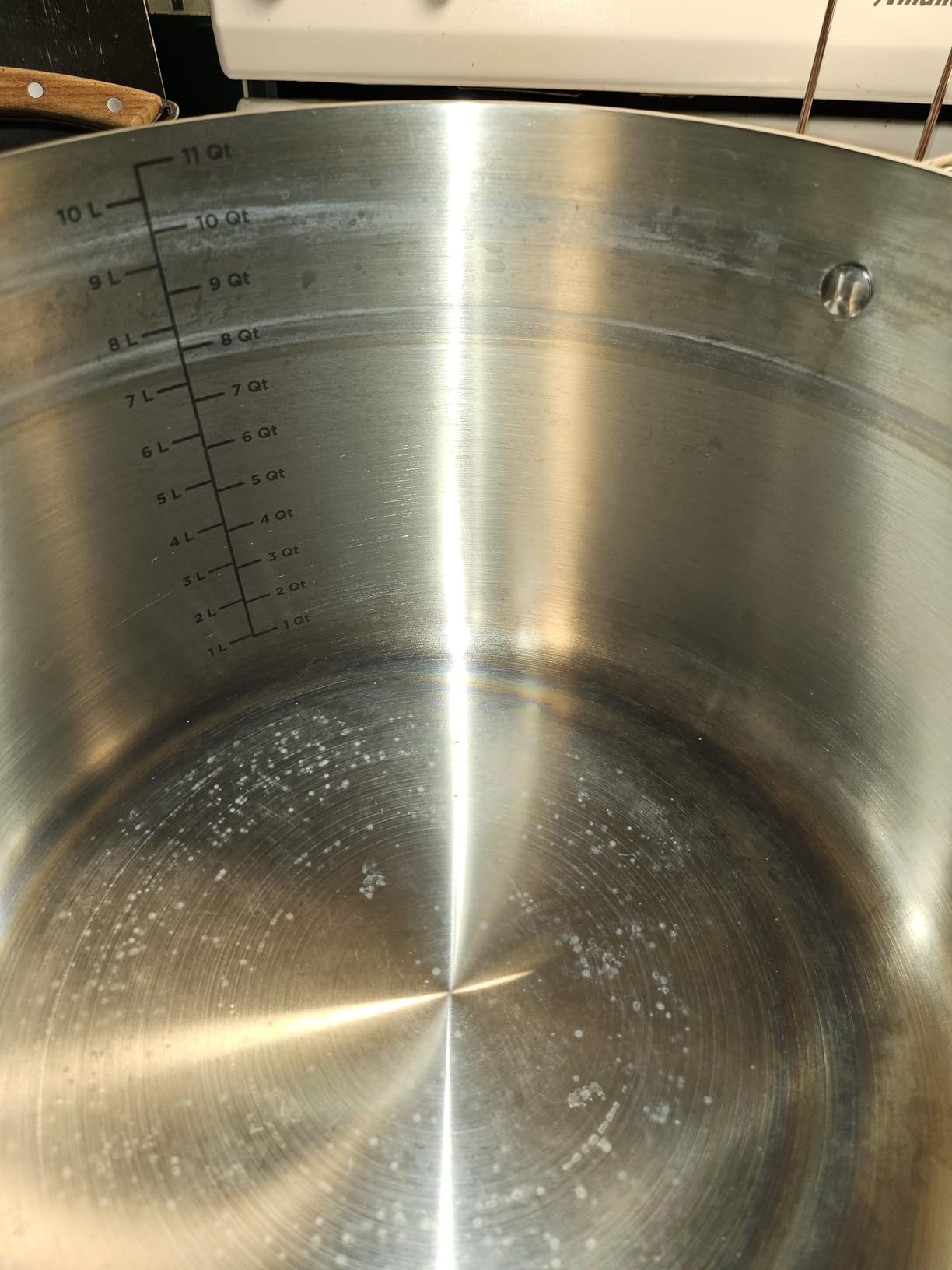 Viking 3-Ply Stainless Steel Stock Pot, 12 Quart Soup Cooking Pot with Lid customer photo 2
