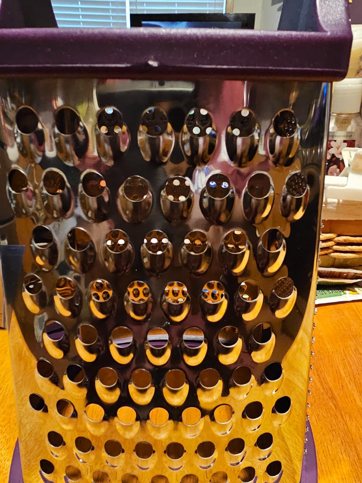 Spring Chef Stainless Steel XL Cheese Grater for Kitchen, Black | 4 Sided Manual Metal Box Grater for Carrot, Potato, Parmesan, Cheese Shredder, Professional Vegetable Grater, Dishwasher Safe customer photo 1