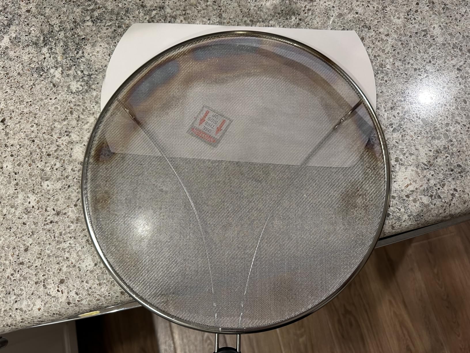 Splatter Screen for Frying Pan - 13 Inch Stainless Steel Grease Splatter Guard - Cover Oil Splash when Sizzling Bacon, Cooking Fried Chicken or Popcorn customer photo 2