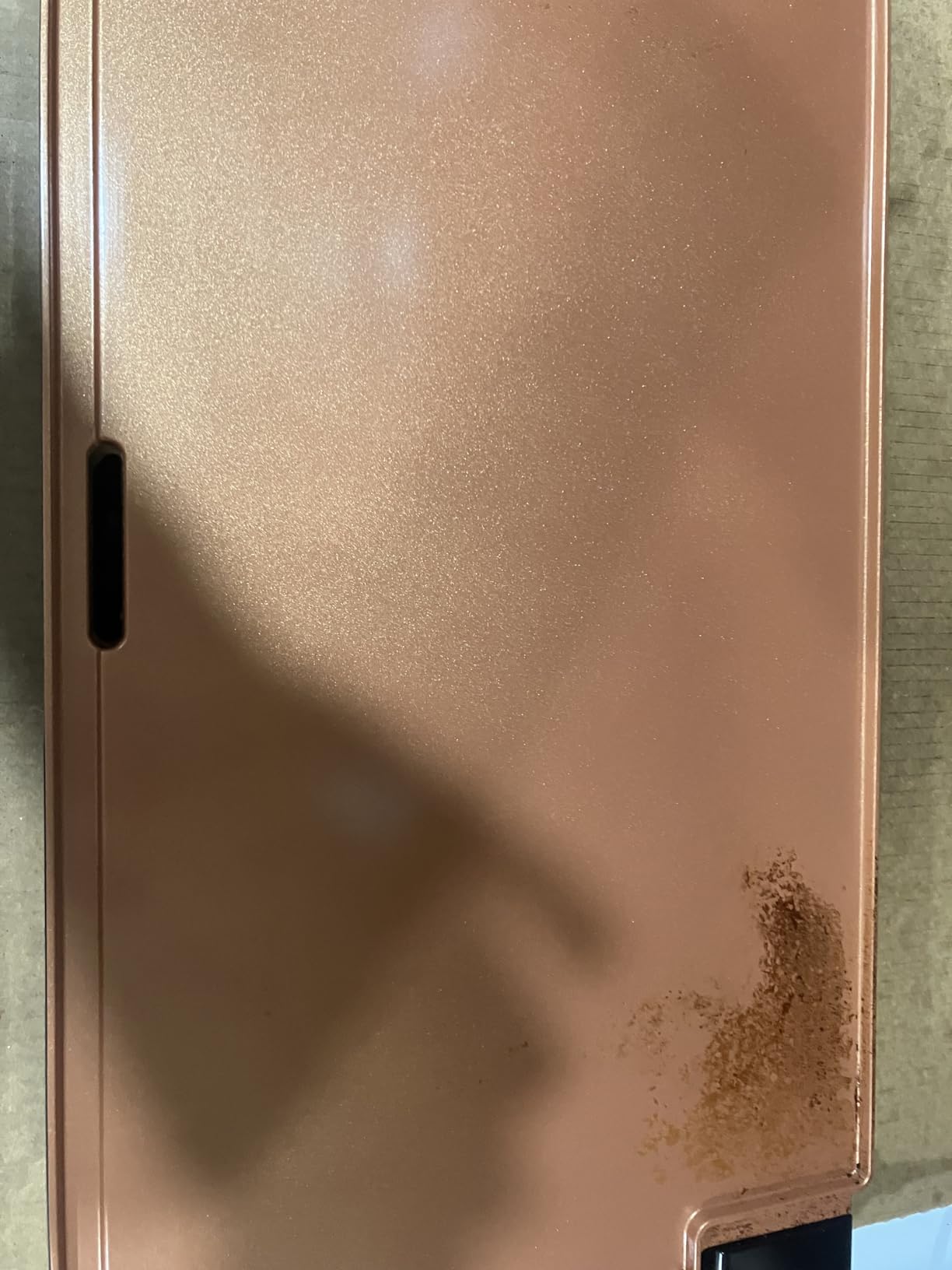bella XL 12x22 Electric Ceramic Titanium Non-Toxic Griddle, Copper/Black customer photo 1