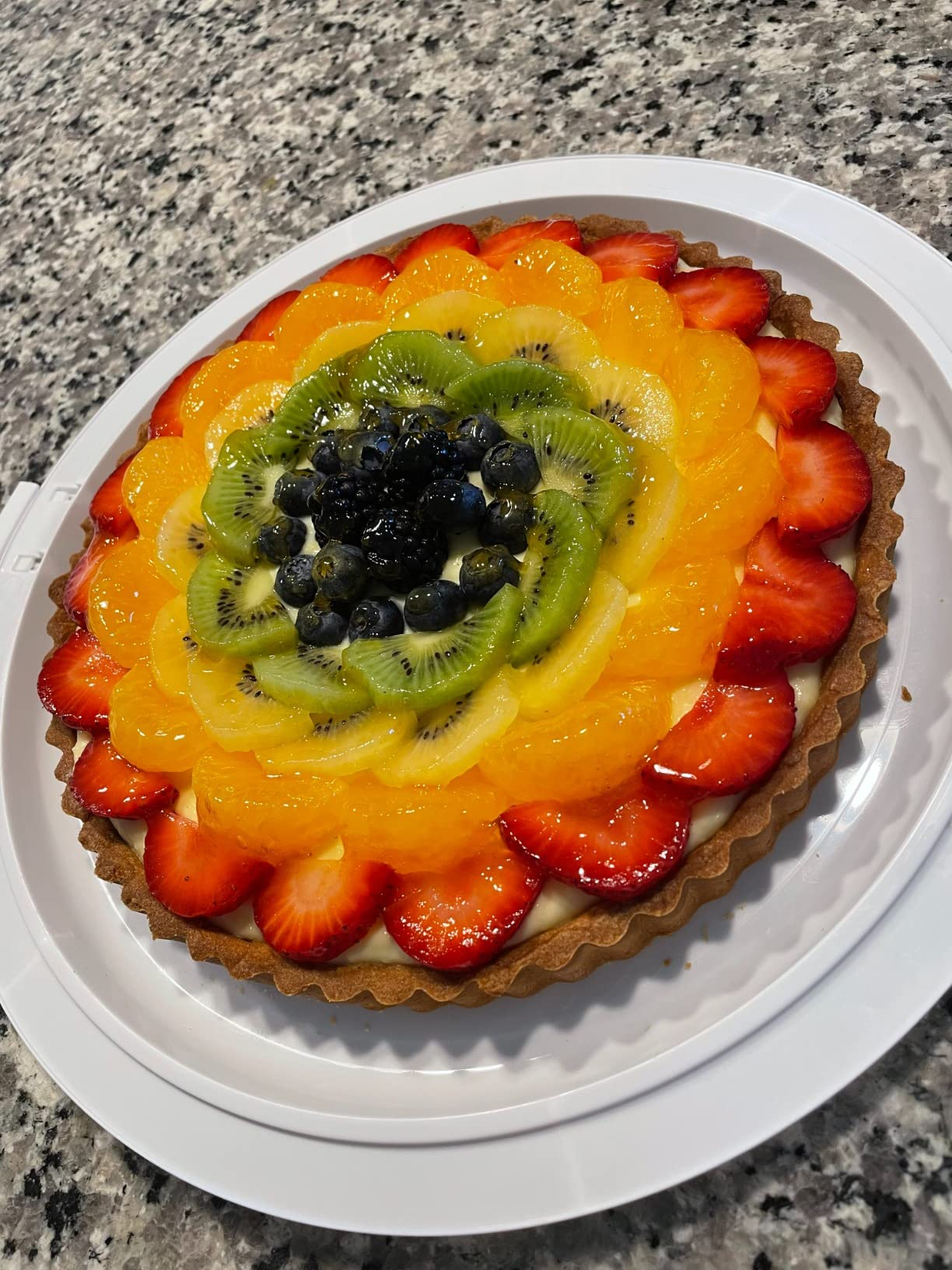CHEFMADE 9.5-Inch Round Tart Pan with Removable Loose Bottom, Non-Stick Carbon Steel Quiche Pan (Champagne Gold) customer photo 2