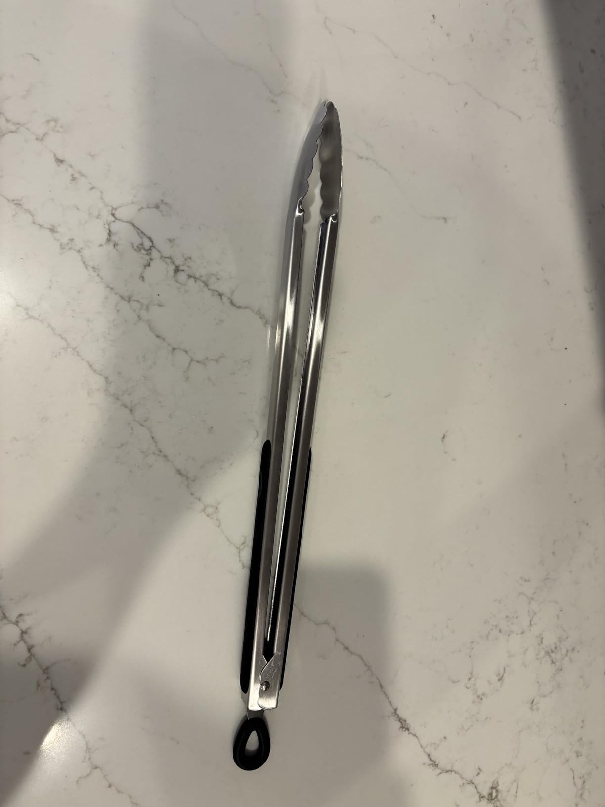 Grill Tongs, 17 Inch Extra Long Stainless Steel BBQ Tongs (17