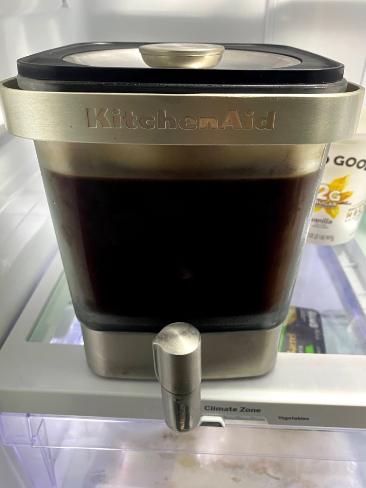 KitchenAid 38 oz Cold Brew Coffee Maker, KCM5912 | Built-in Tap for Easy Dispensing, Brews Concentrate for Iced Coffee, Reusable Stainless Steeper customer photo 1